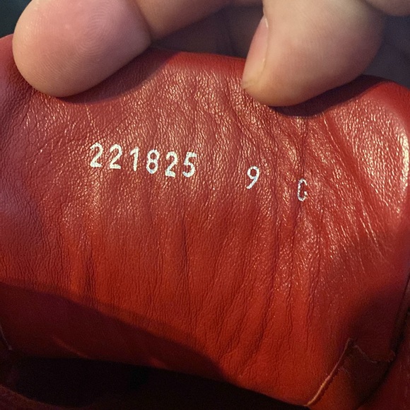 GUCCI GUCCISSIMA TRAINERS SIZE 9 OR 43 EURO FITS LIKE 9.5-10 BURNT RED COLOR - Picture 14 of 14